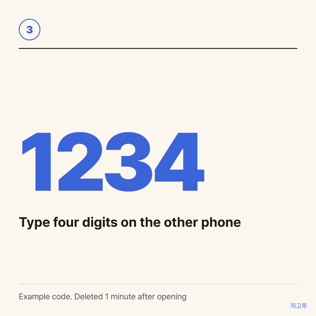 Big 4-digit code example 1234